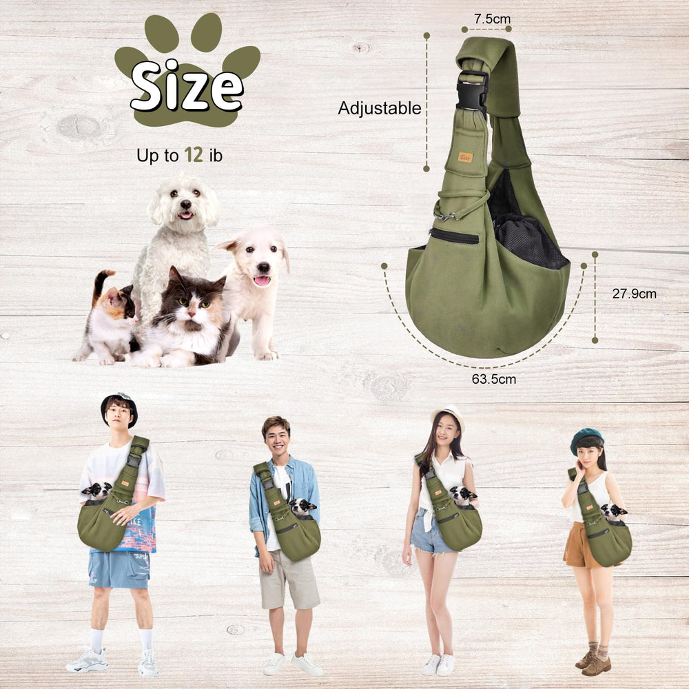 CUBY sling carrier suitable for dogs and cats on everyday adventures