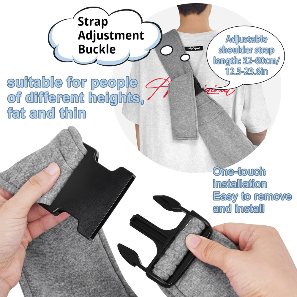 Cuby sling dual safety feature enhances pet security during use.