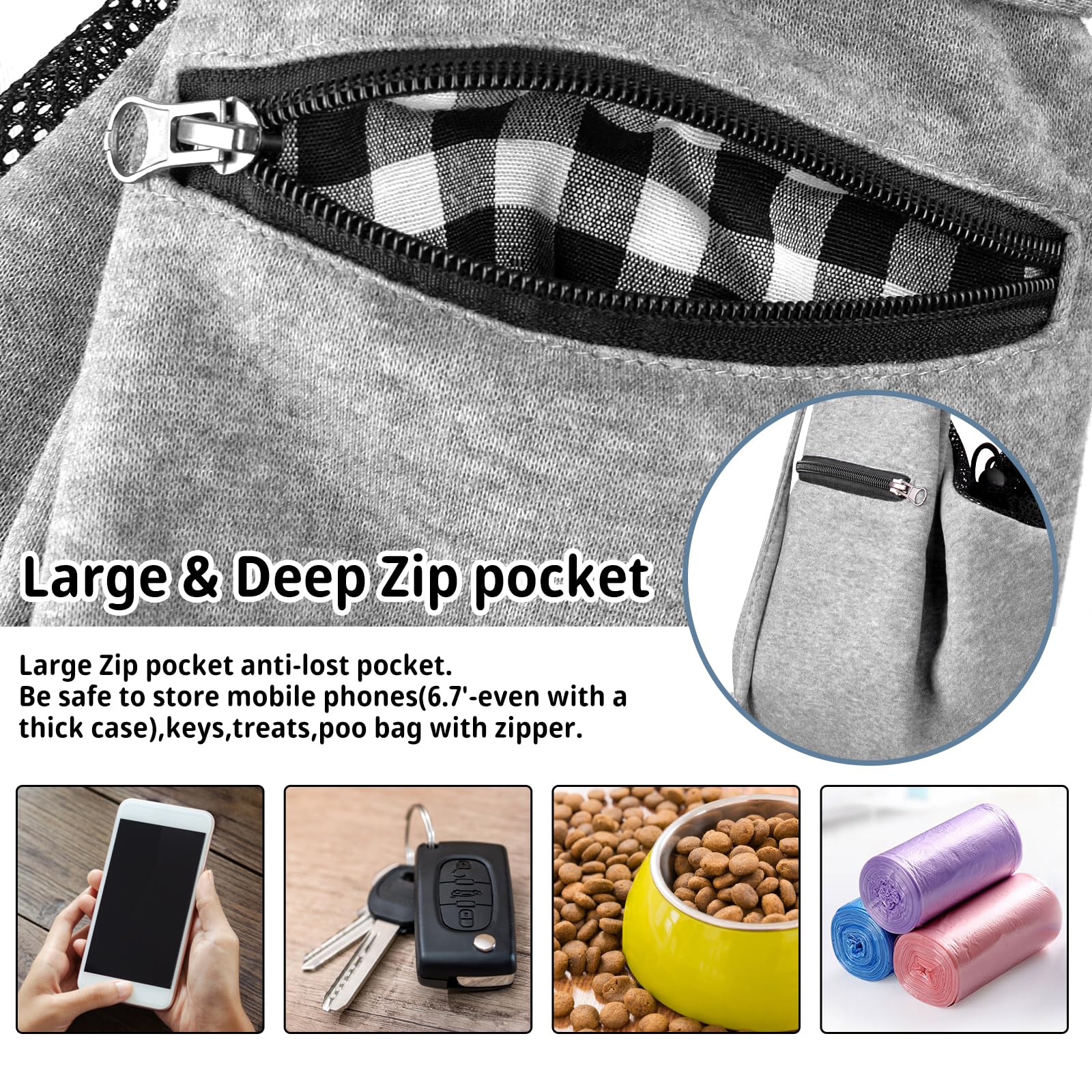 Cuby sling easy-clean materials are soft, durable, and machine washable.