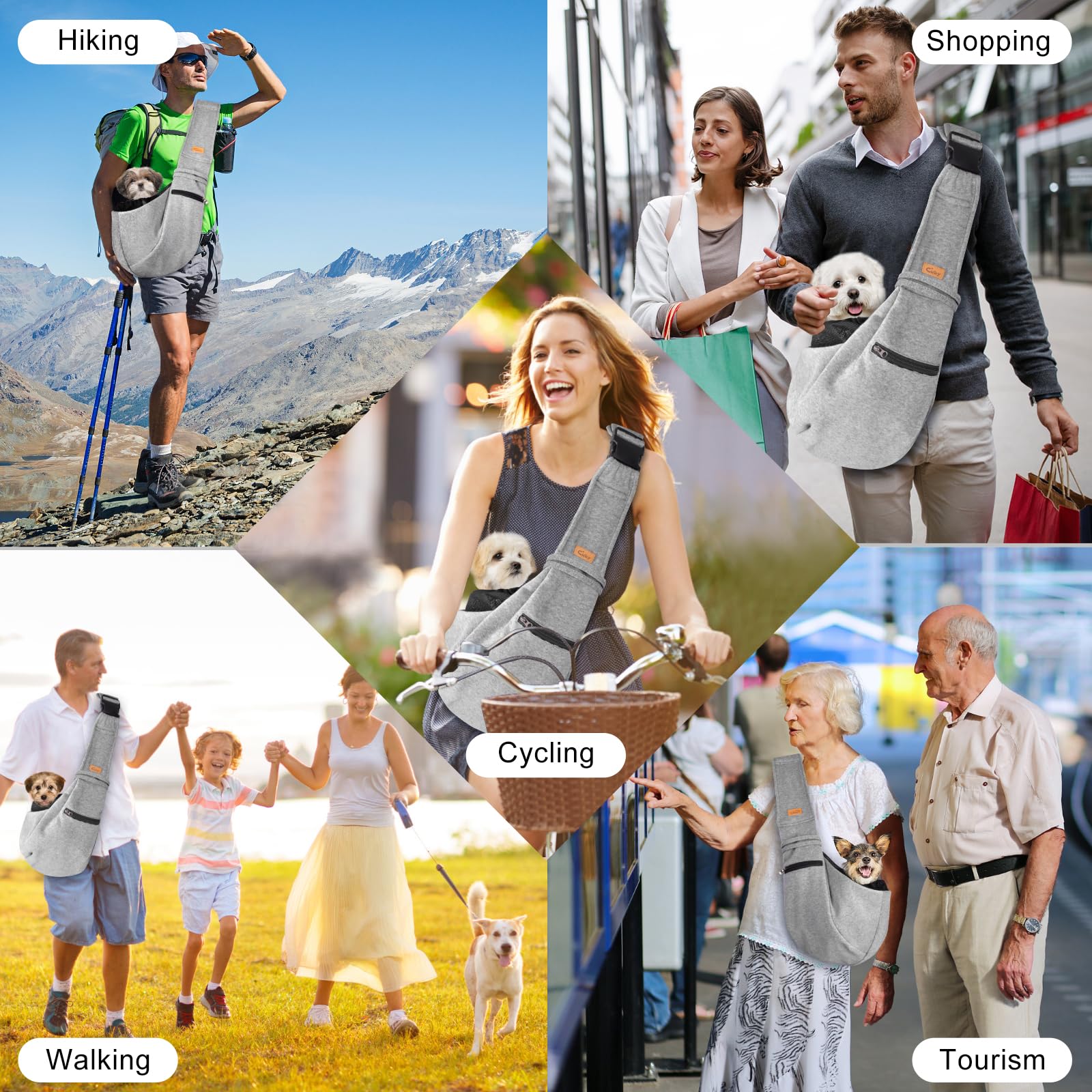 Cuby sling shows tough stitching built for daily use.