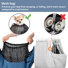 CUBY sling carrier zip pocket for on-the-go essentials.