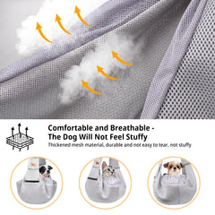 CUBY drawstring closure secures pets safely without noise