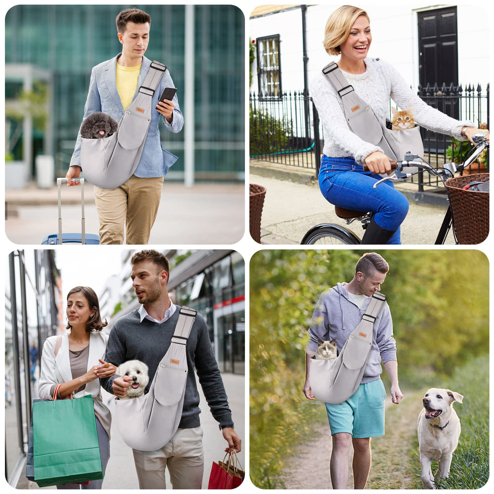 CUBY large pockets store phone keys treats for hands-free outings