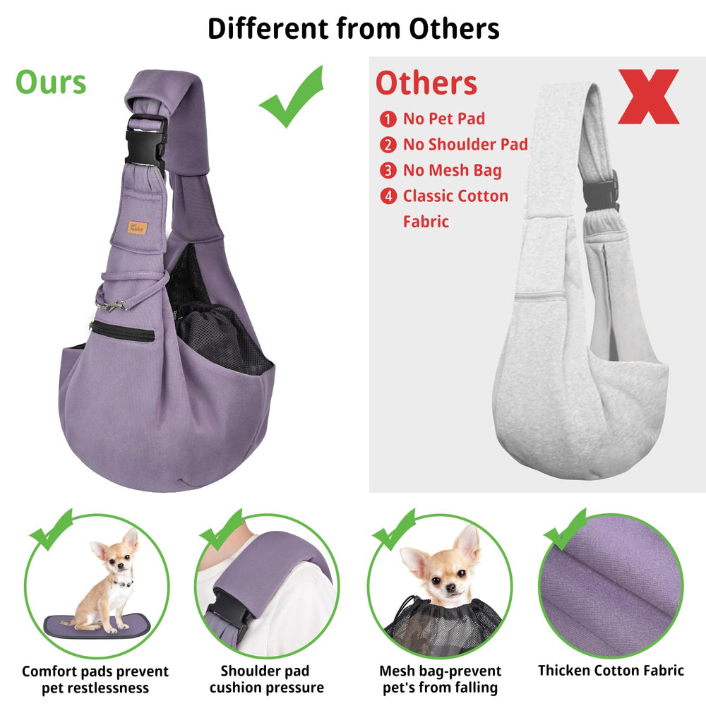 CUBY pet-sling-adjustable-strap-2-0 showcases customizable fit for comfortable wear
