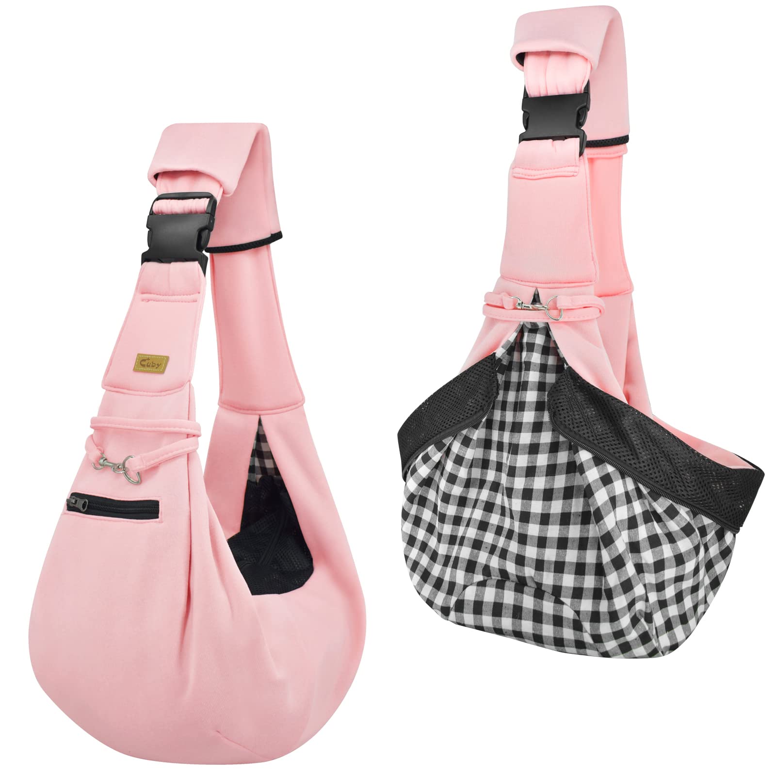 CUBY pink senior sling pocket design for everyday errands