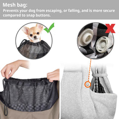 Cuby sling carrier padded shoulder strap reduces fatigue during walks.