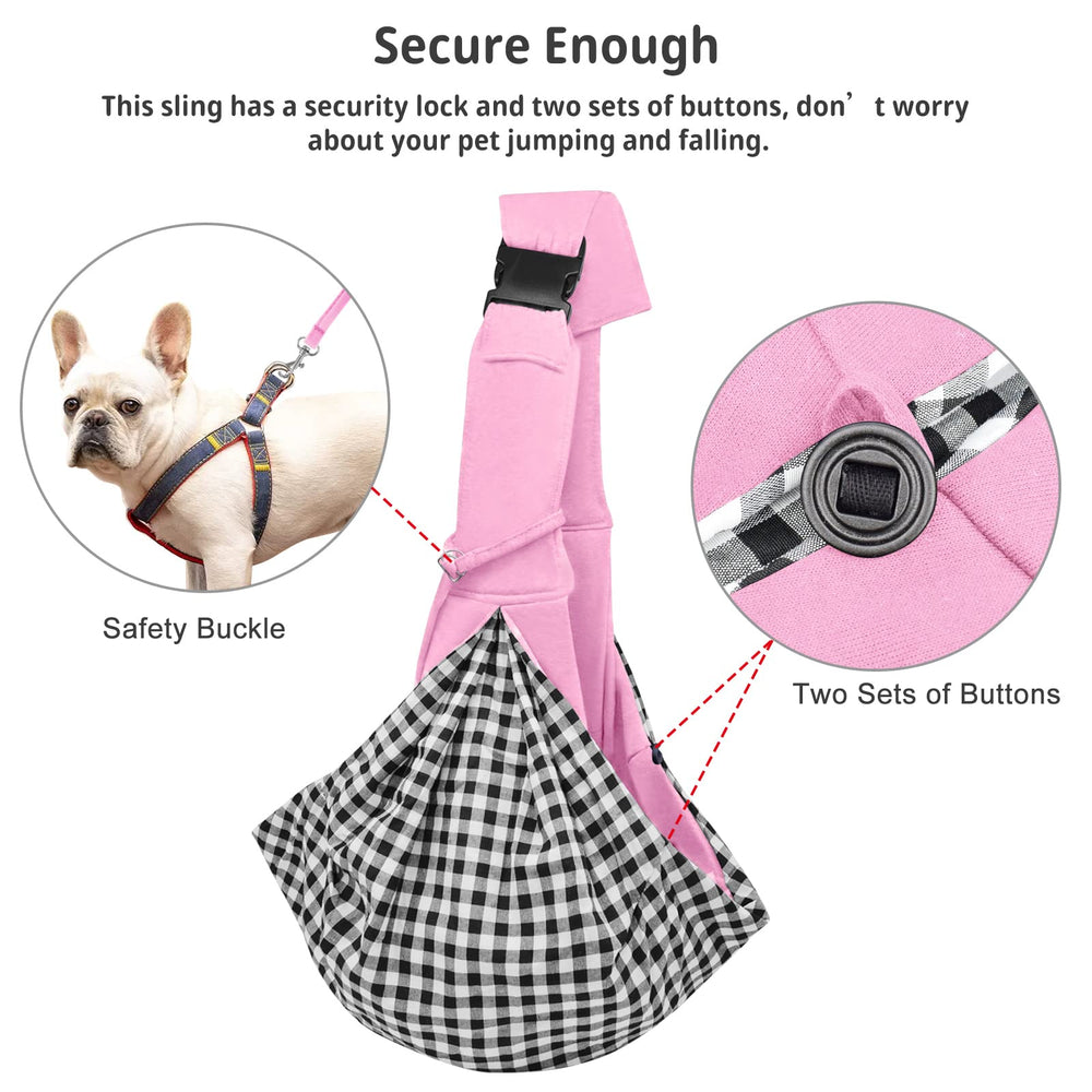 Cuby sling inner buttons and safety rope provide double protection during outings.