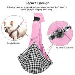 Cuby sling inner buttons and safety rope provide double protection during outings.