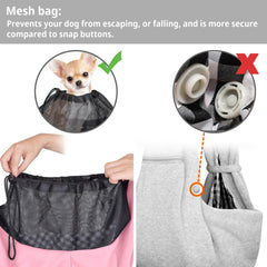 CUBY mesh opening demonstrates breathable design for pets on the go
