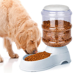 Cucurbita automatic dog feeder front view shows sturdy design for easy pet meals.