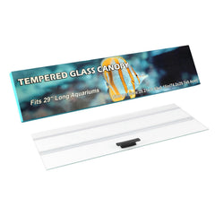 CUCZUUS clear tempered glass canopy for 29-gallon tank improves lighting alignment.