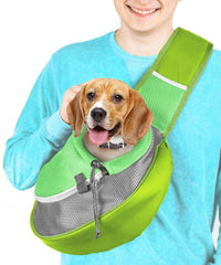 Cuddlissimo! pet sling carrier front view for hands-free adventures with your small pet.