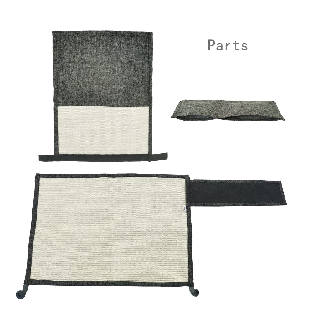 Cudmia upgraded armrests detail shows reinforced wrap for durability.