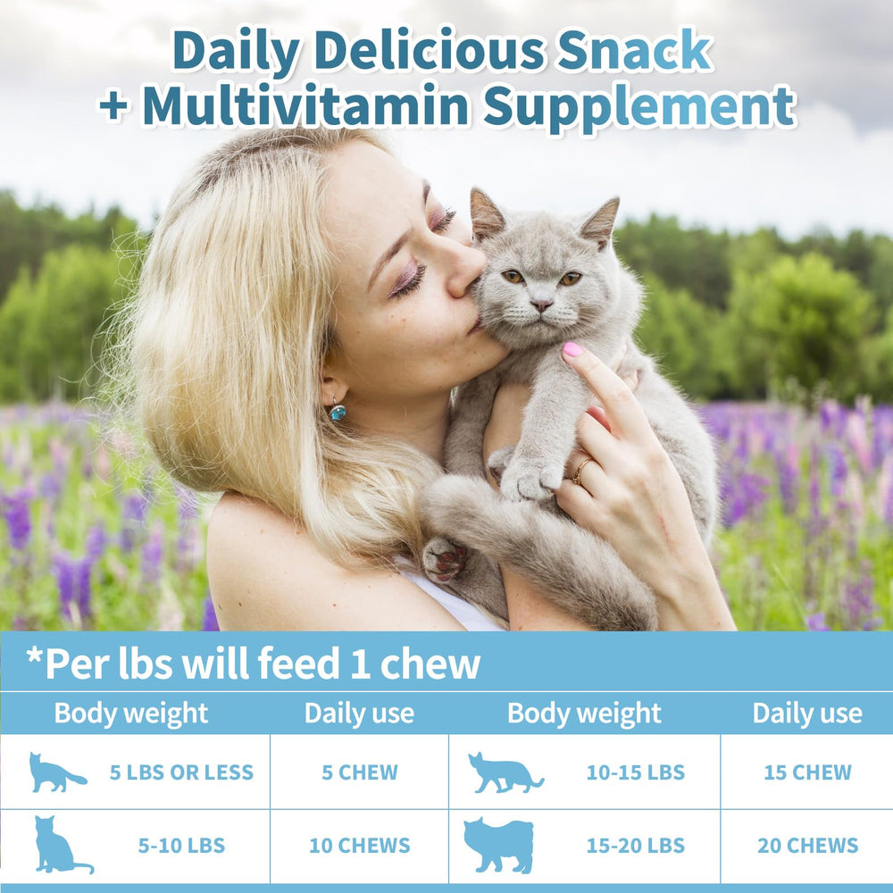 Cudory Cat Multivitamin B-complex vitamins image emphasizes energy and metabolism benefits.
