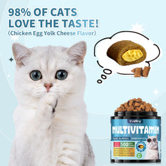 Cudory Cat Multivitamin center-filled chew showcasing appealing texture for picky eaters.