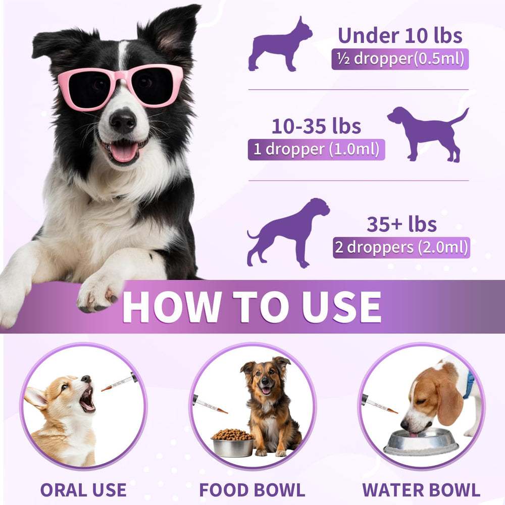 Cudory dog allergy relief drops coat shine result from omega-3 rich nutrition