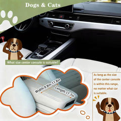 Cullaby dog car seat memory foam close-up demonstrates cushioned support for joints.