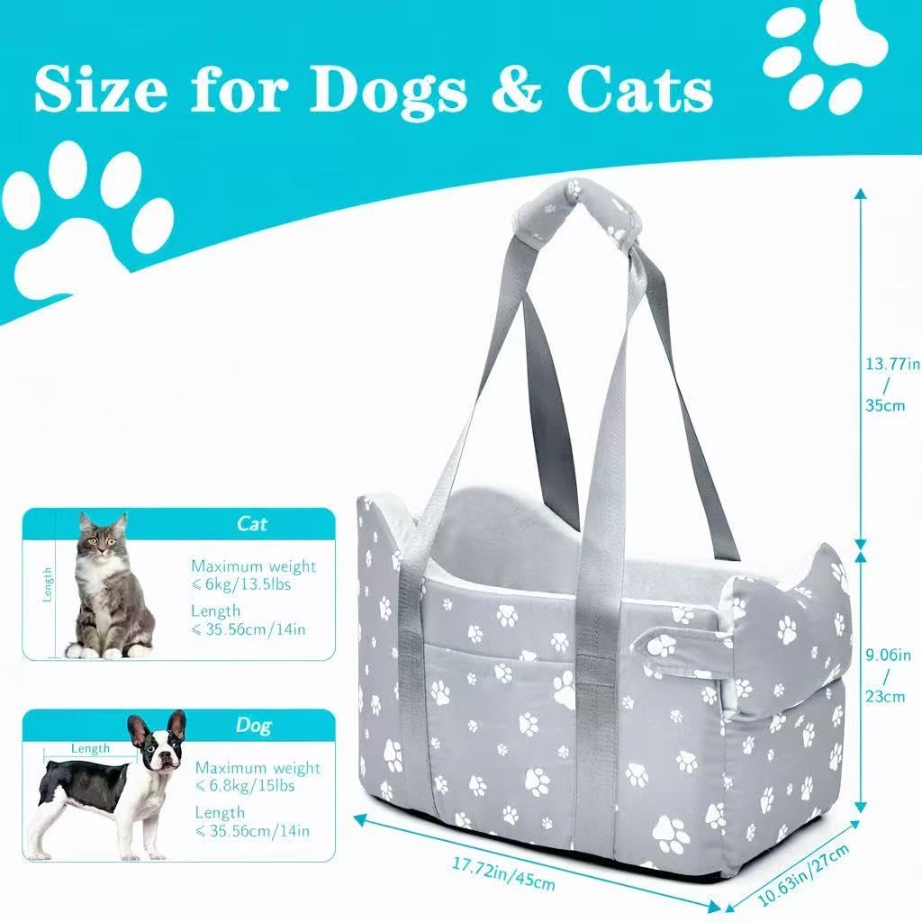 Cullaby waterproof bottom keeps the car clean while your dog rides comfortably.