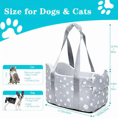 Cullaby waterproof bottom keeps the car clean while your dog rides comfortably.