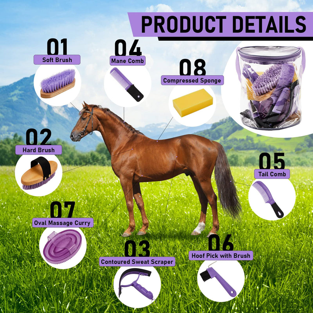 Cunhill hard brush delivers effective dirt removal during grooming.