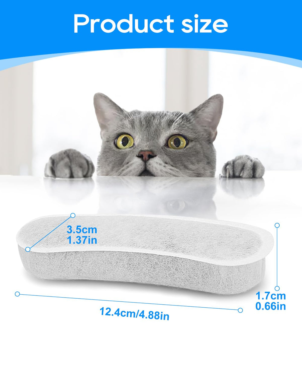 Cunina activated-carbon filter reduces odors for clearer water