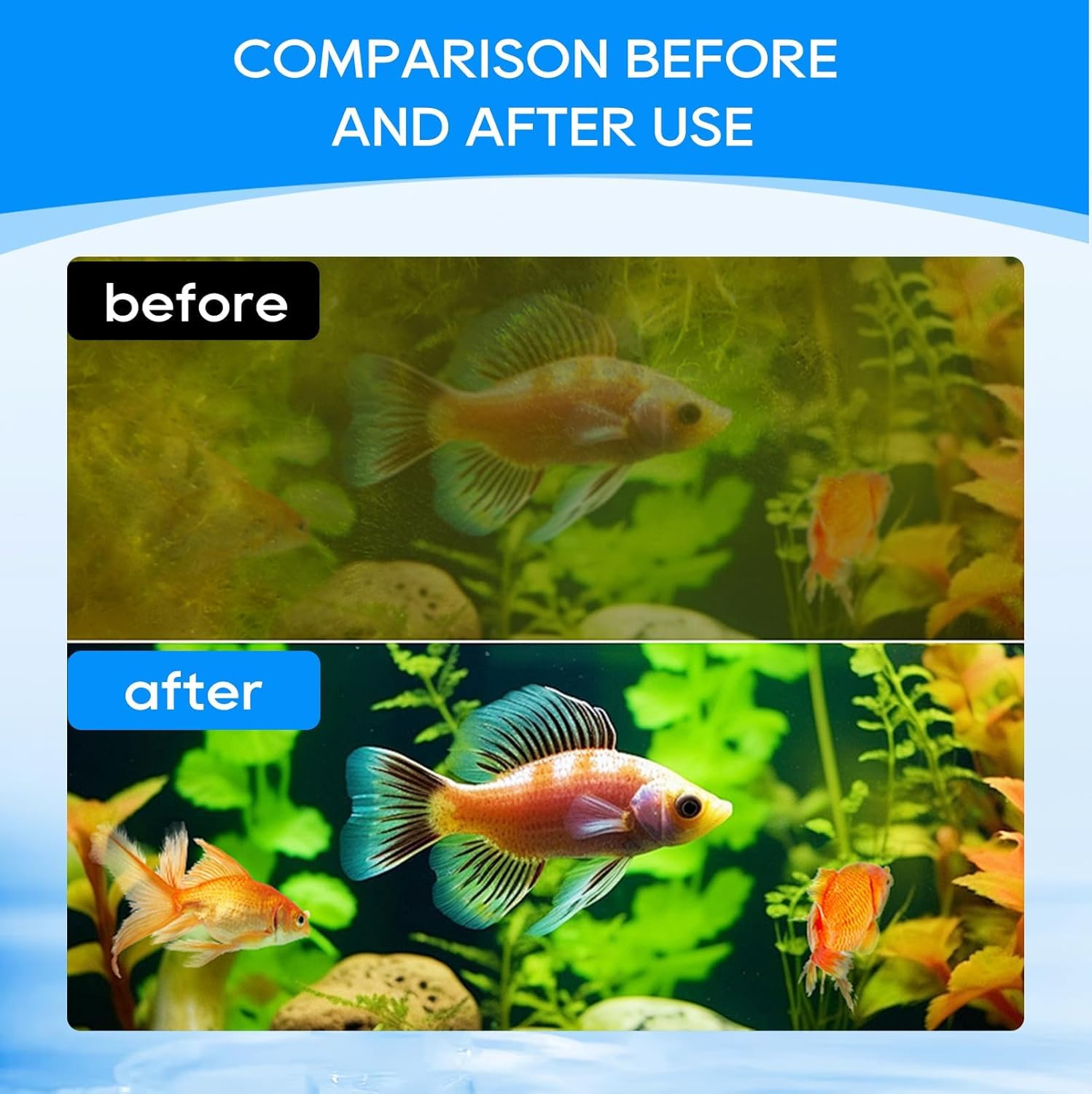Cunina easy-rinse-insert-setup shows quick installation into standard aquarium filters.