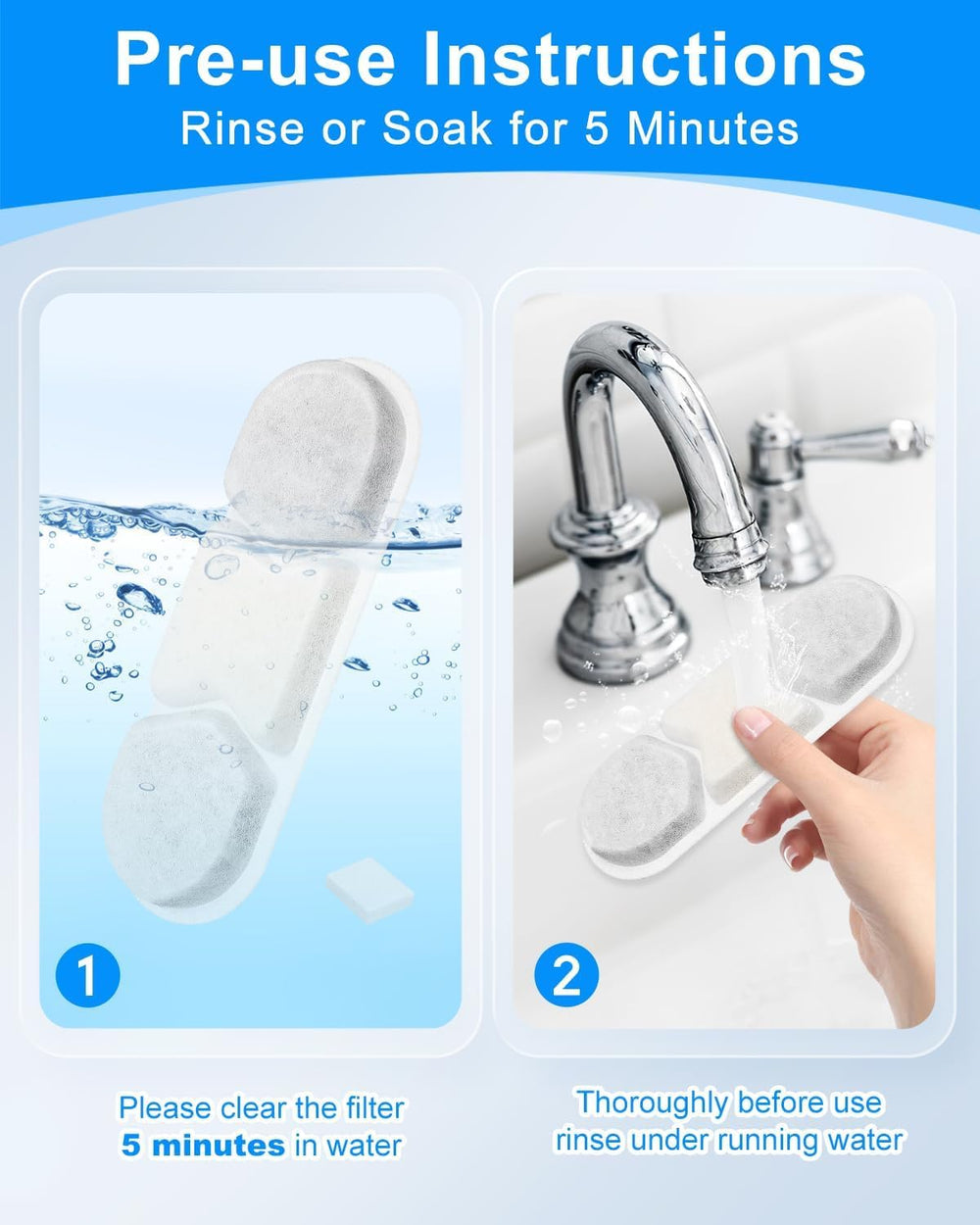 Cunina four-layer filtration removes debris and reduces odors.