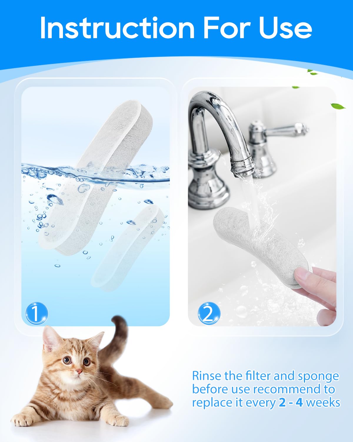 Cunina maintenance filter simplifies upkeep for dog waterers