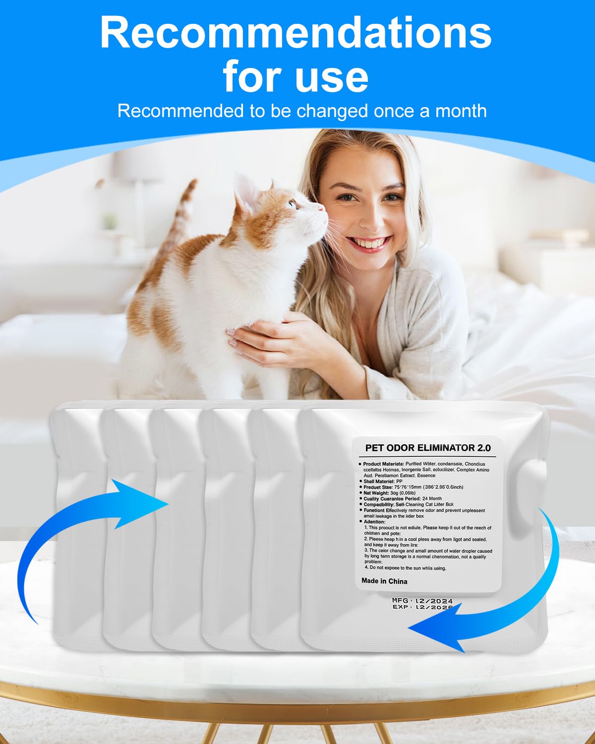 Cunina N50 five-month supply reduces frequent refills for a fresher home.