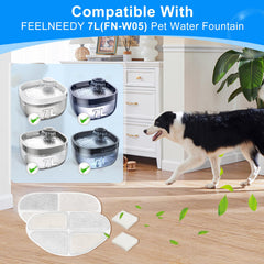 Cunina pump filter sponge helps prevent clogs for steady fountain flow