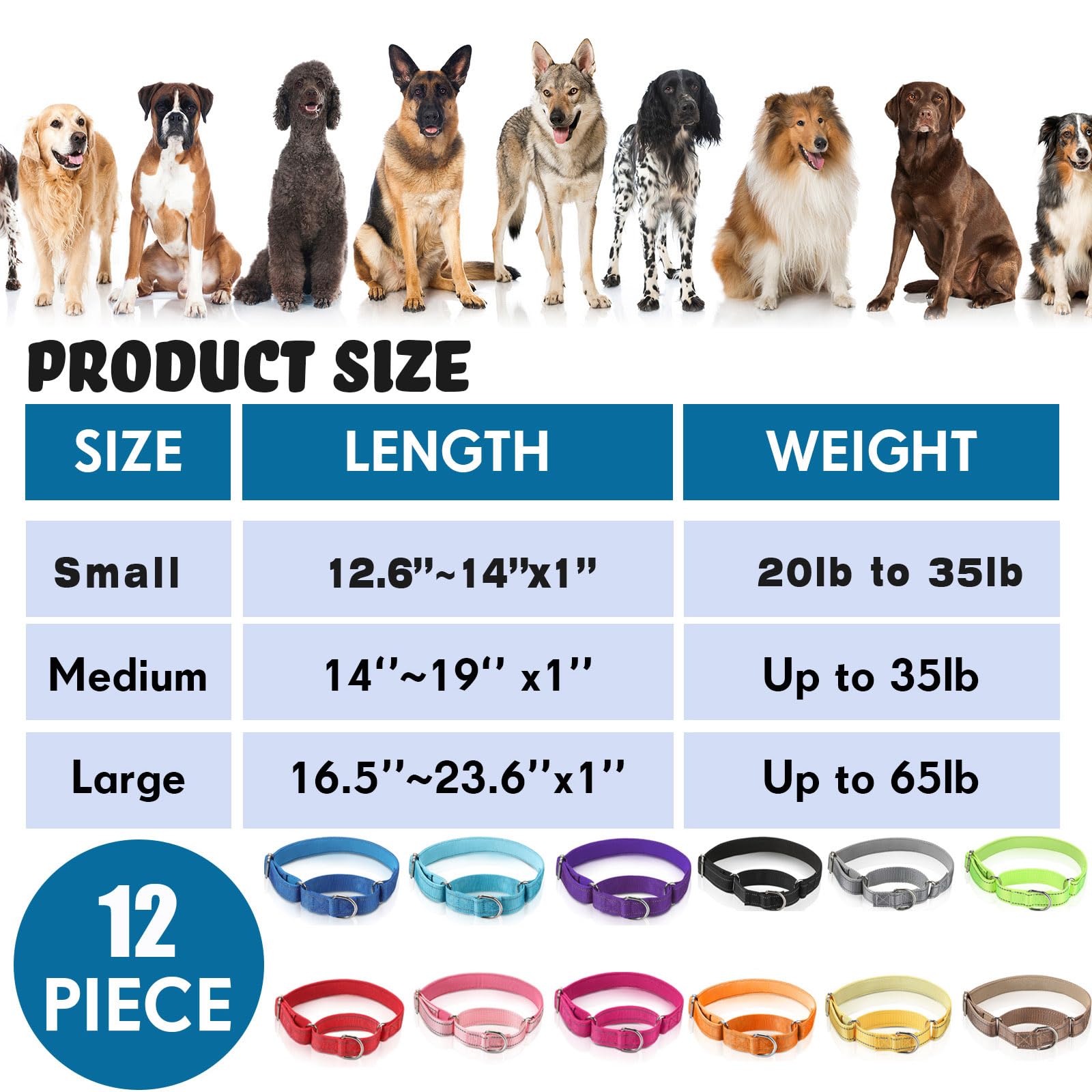 Cunno martingale collar adjustable neck size for secure fit.