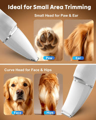 Cupofpet 2in1 Paw Trimmer USB-C charging provides quick power for sessions.