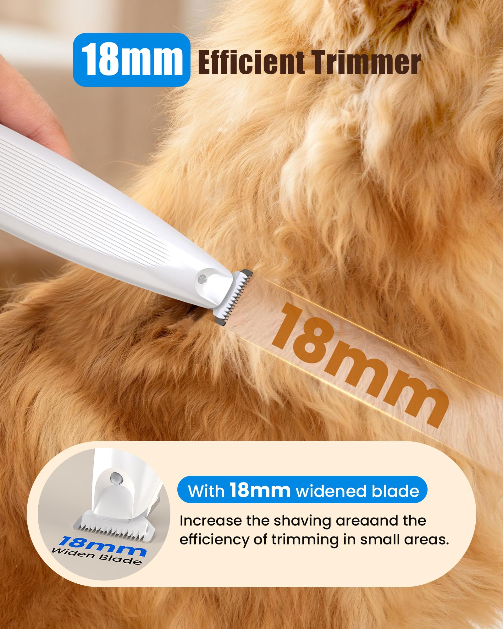 Cupofpet cordless paw trimmer for portable grooming sessions.