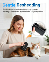 Cupofpet Grooming Pro Deshedding Brush suited for dogs, cats, rabbits, and horses.