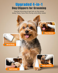 Cupofpet paw trimmer curved blade head for safe paw care.