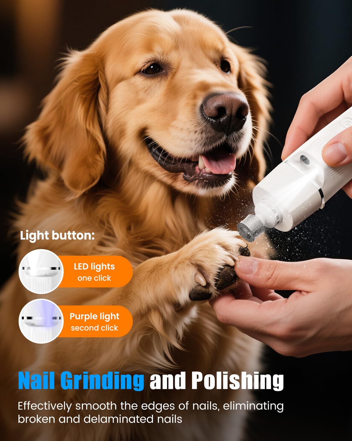 Cupofpet precision blade for detailing tiny grooming spots.
