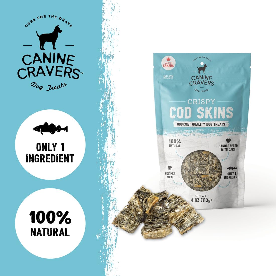 Cure for the Crave Canine Cravers air-dried process preserves nutrients with gentle drying