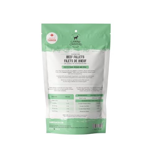 Canine Cravers envase compacto, práctico para paseos con perro