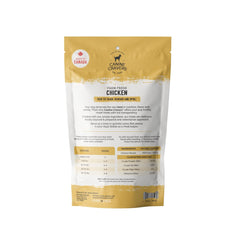 Canine Cravers single-ingredient chicken breast close-up for simple nutrition.