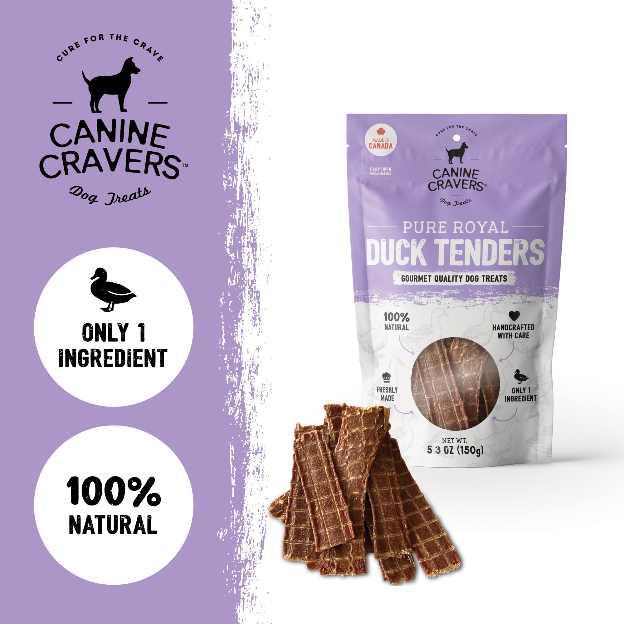 Cure For The Crave single-ingredient duck highlights simple nutrition without fillers.