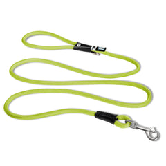 Curli Stretch Comfort Leash Lime M full length for stress-free daily walks.