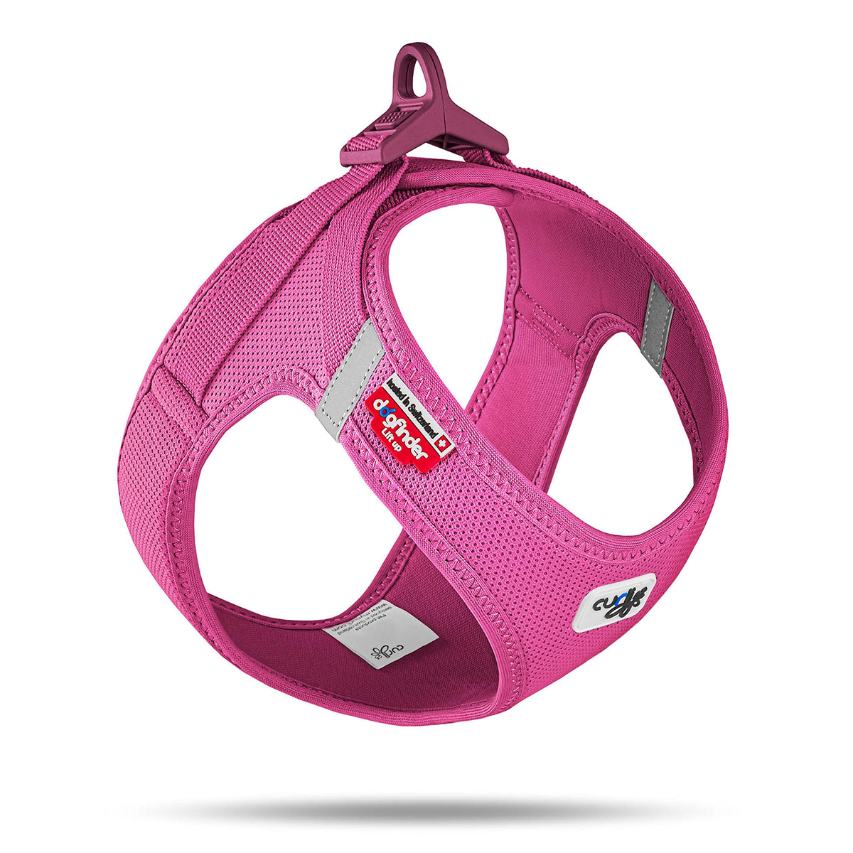 Curli Vest Harness Air-Mesh closeup shows lightweight comfort for active dogs