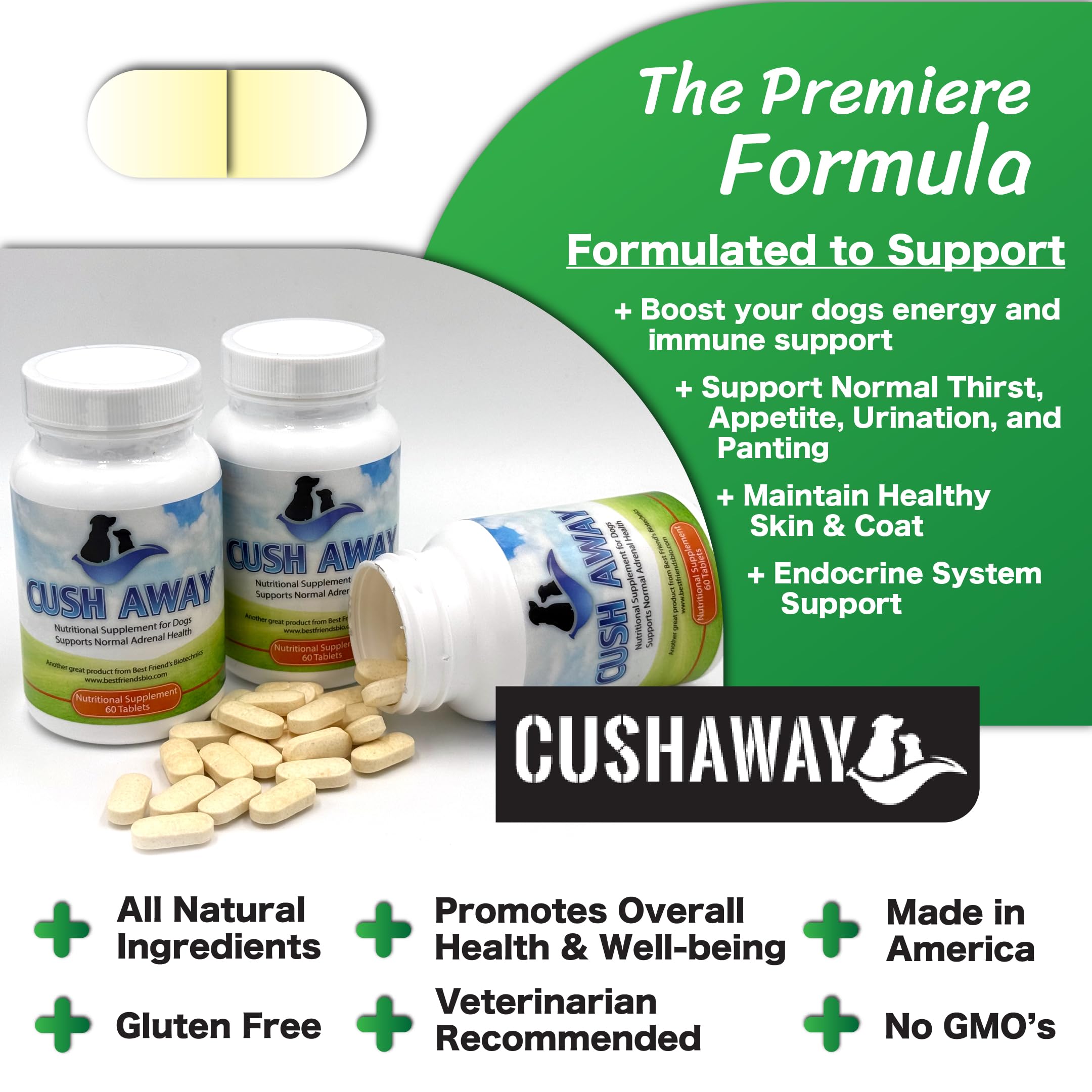 CushAway - Cushing's Disease All-Natural Dog Supplement