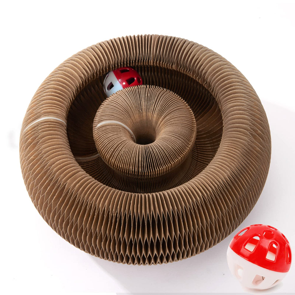 CusieryMax Cat Ball Adventure track assembled for curious indoor cats.