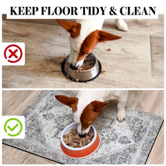 Cuslnox floor-protector mat reduces splashes and protects floors.