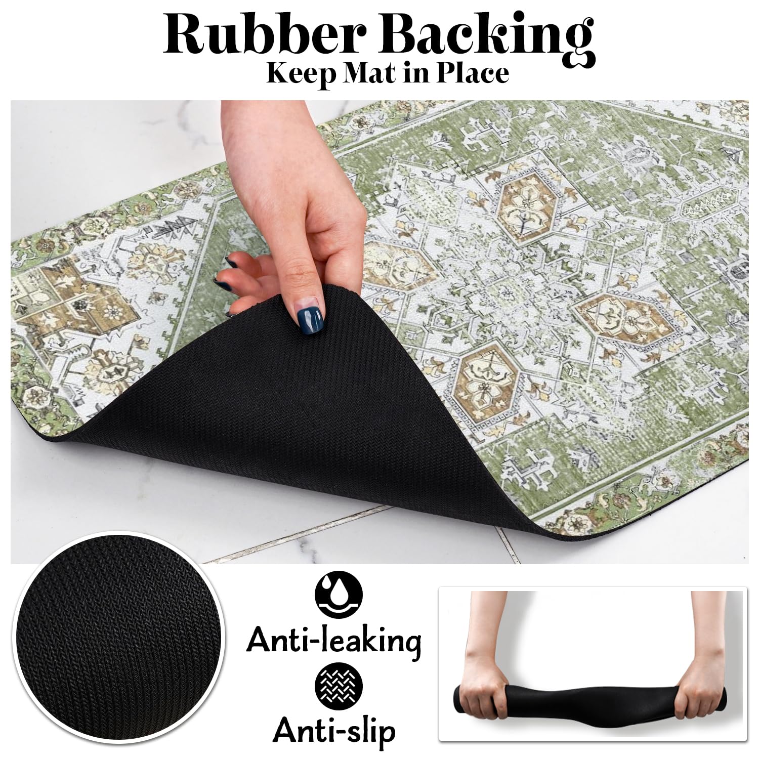 Cuslnox dog food mat tear-resistant design lasts through playful meals