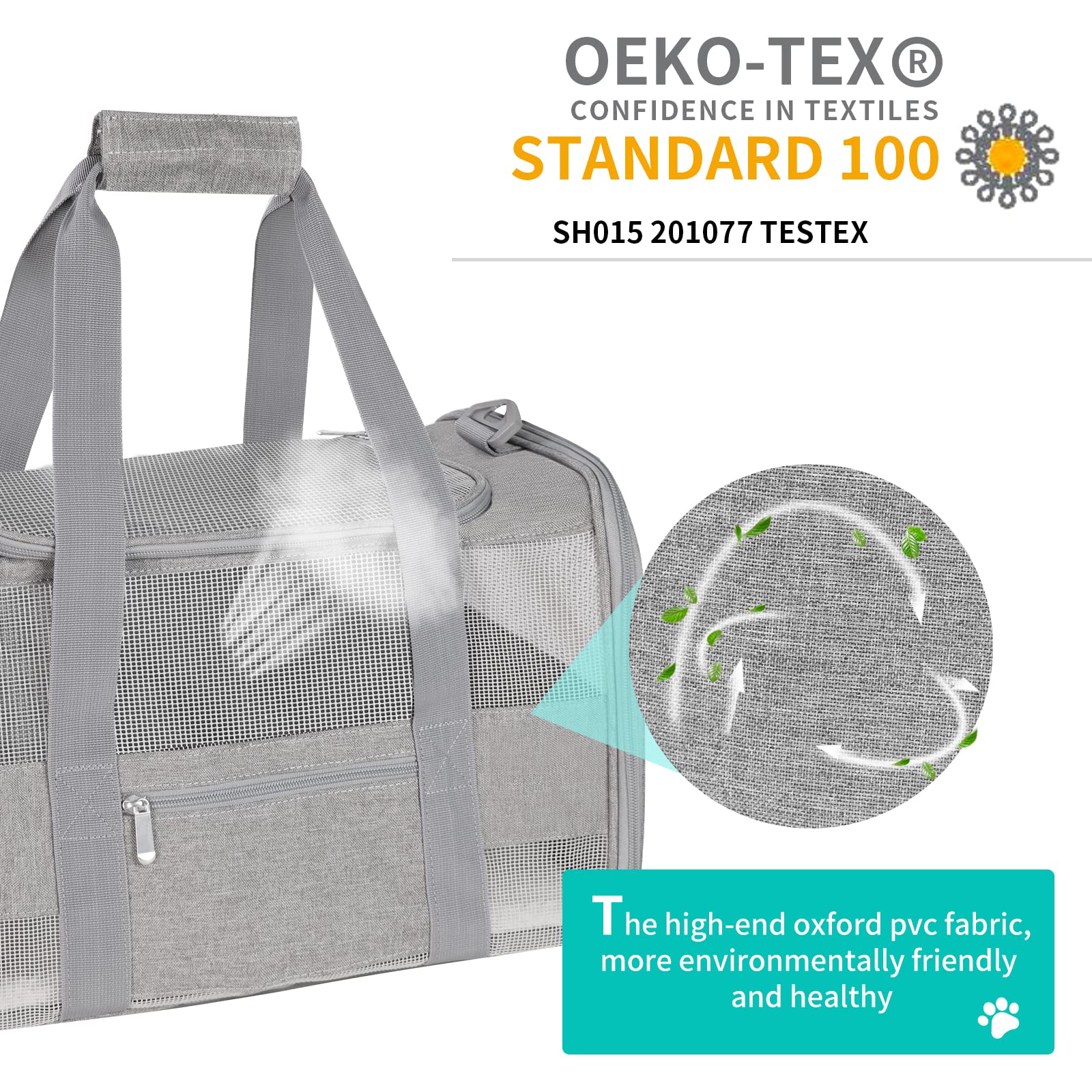 CUSSIOU foldable travel bag with adjustable shoulder strap for easy carrying and storage.