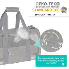 CUSSIOU foldable travel bag with adjustable shoulder strap for easy carrying and storage.