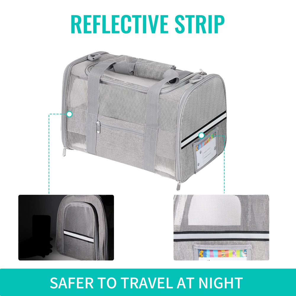 CUSSIOU carrier with pocket and collapsible bowl for convenient on-the-go meals.