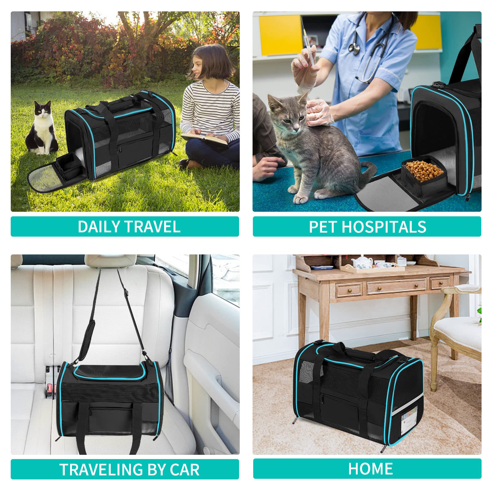 CUSSIOU carrier with adjustable carrying strap for flexible travel